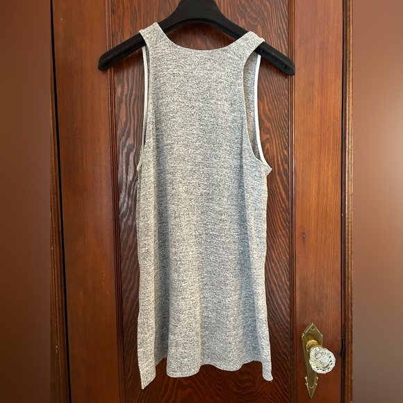 Wilfred Free Heather Grey Flowy Tank Top S - Picture 2 of 4